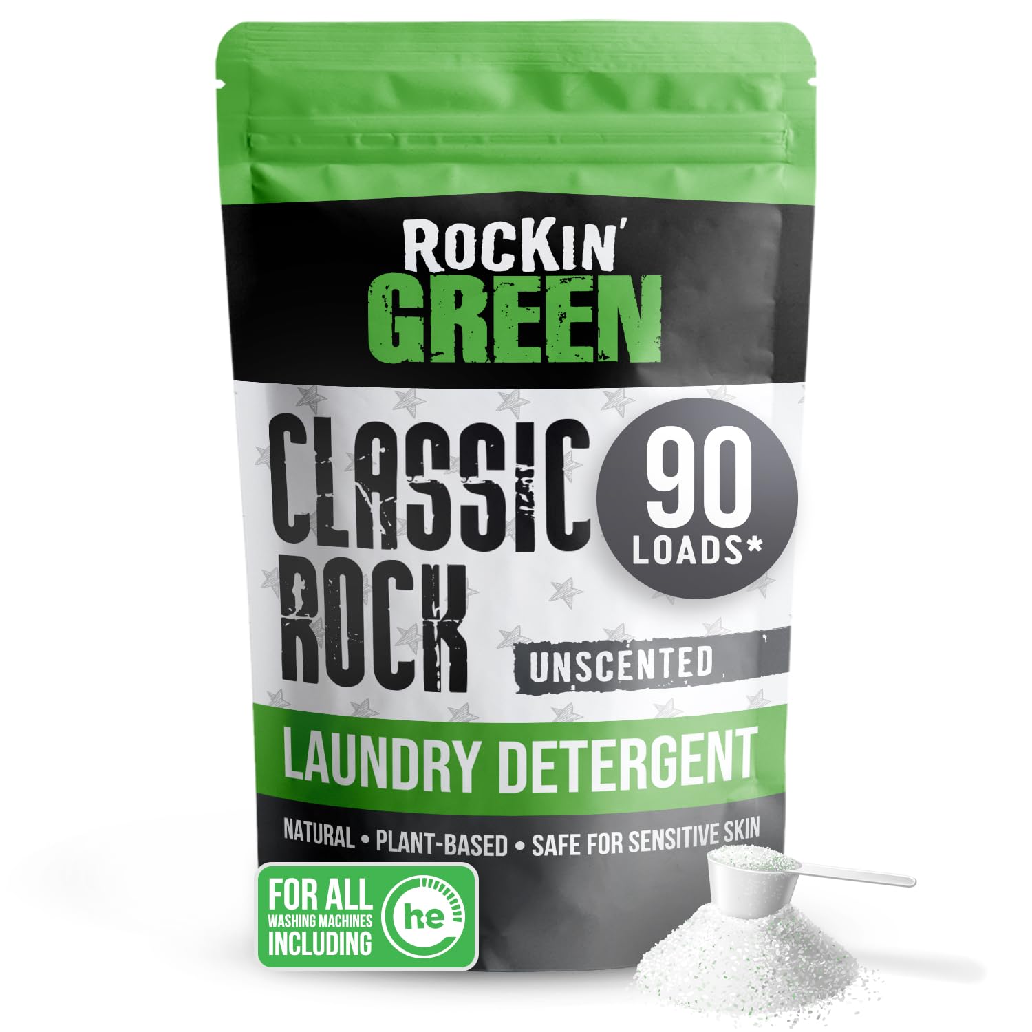 Rockin' Green Classic Rock REMIX Formula in Bare Naked Babies Scent