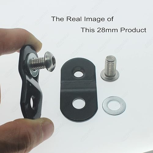 Miniatura 9 de Amavoler 1.496 in 1.5 pulgadas motocicleta tanque de gasolina elevación kit reemplazo acero para Harley-Davidson (1.496 in) 1 par