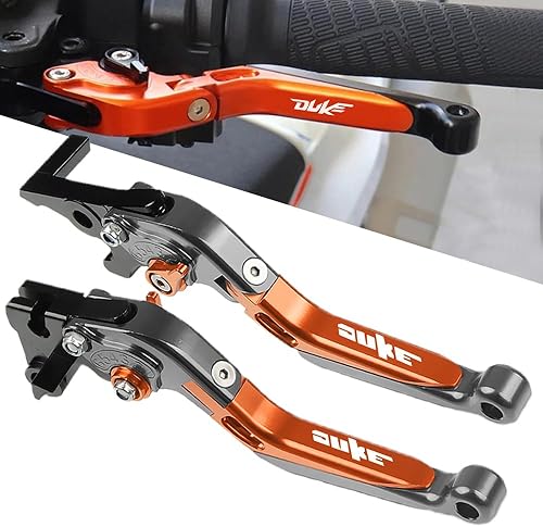 Miniatura 2 de K.T.M Duke 125 390 - Juego de palancas de embrague de freno plegables y extensibles de aluminio CNC para K.T.M Duke 125 2011-2020 Duke 200 2012-2020