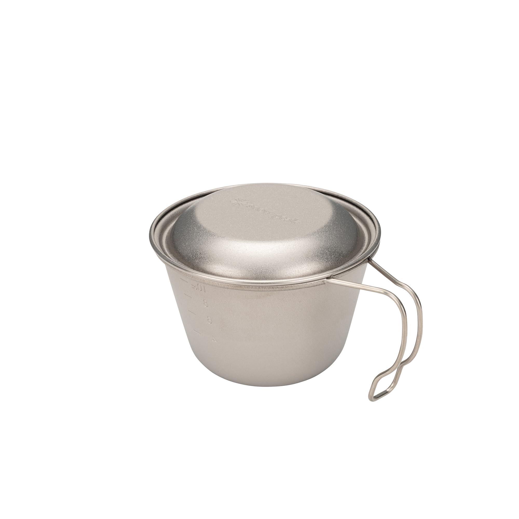 Snow Peak E-314 Deep Titanium Sierra Cup with Lid, Camping, Outdoors, Lightweight : Home & Kitchen