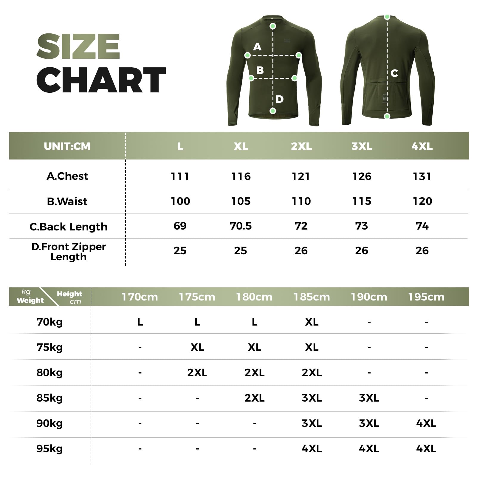 ROCKBROS Maglia da Ciclismo Invernale Uomo a Maniche Lunghe, Magliette Bici Termico e Antivento, Traspirante ad Asciugatura Rapida, con 3 Tasche, per Bici da Corsa MTB