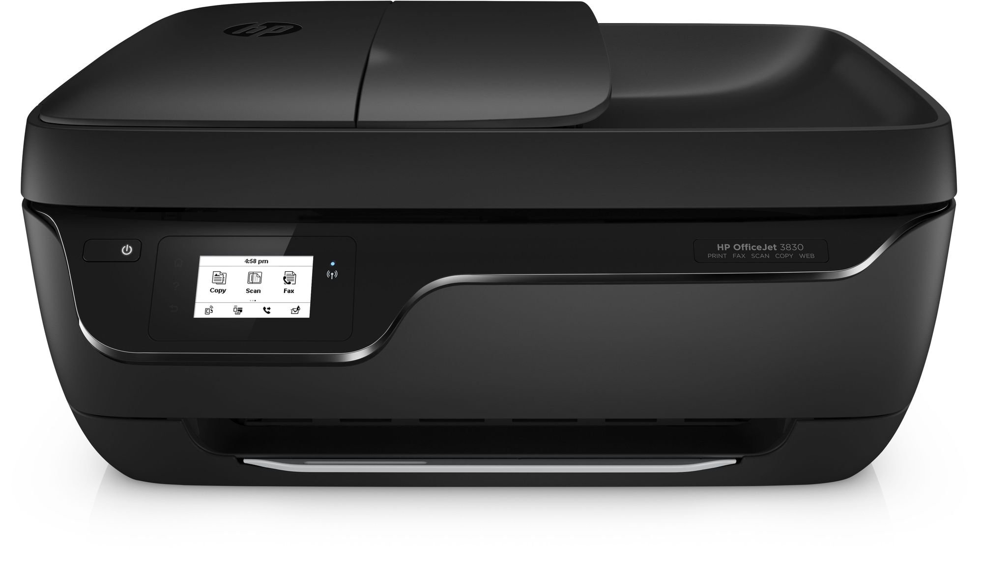 HP Officejet 3830 All-in-One Stampante multifunzione a getto di inchiostro (A4, stampante, fotocopiatrice, Scanner, Fax, WLAN, USB, 4800 x 1200) F5R95B Nero