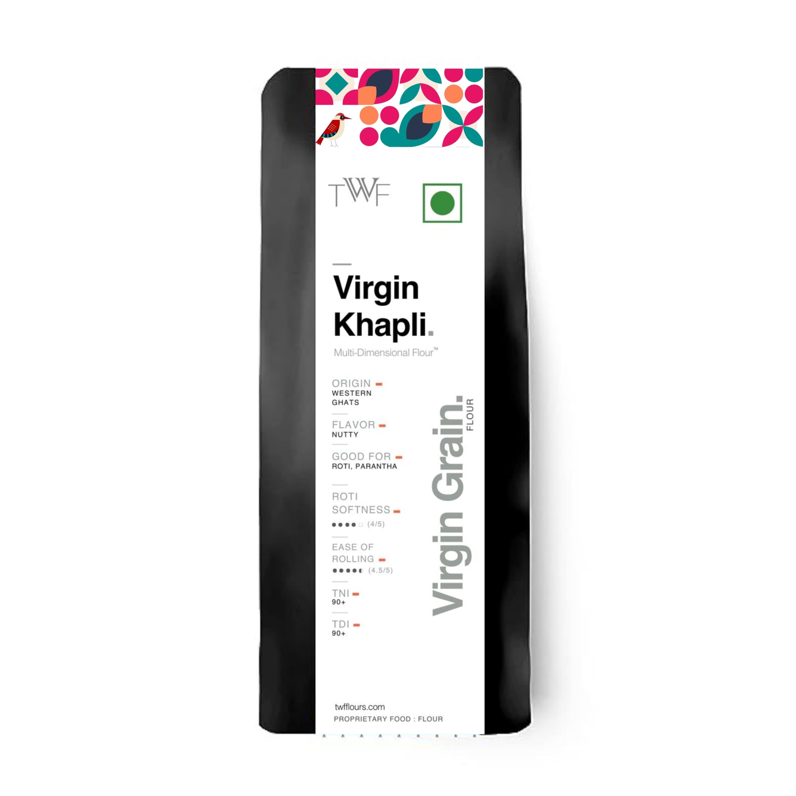 TWF Virgin Khapli Flour | 100% Virgin Grains | 1 kg