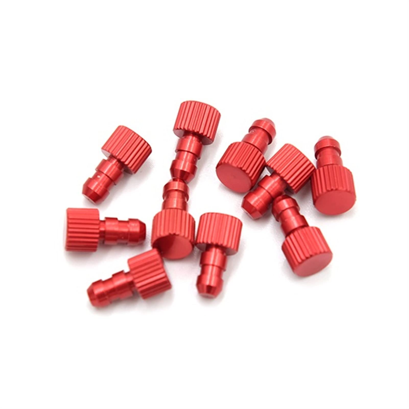 DingMotuo Fuel Tank Bulkhead D4.5mm Oil Pipe Stopper for DIY RC Gasoline Jet Boats 3-4mm Tubing Parts (Size : Red X 10PCS)