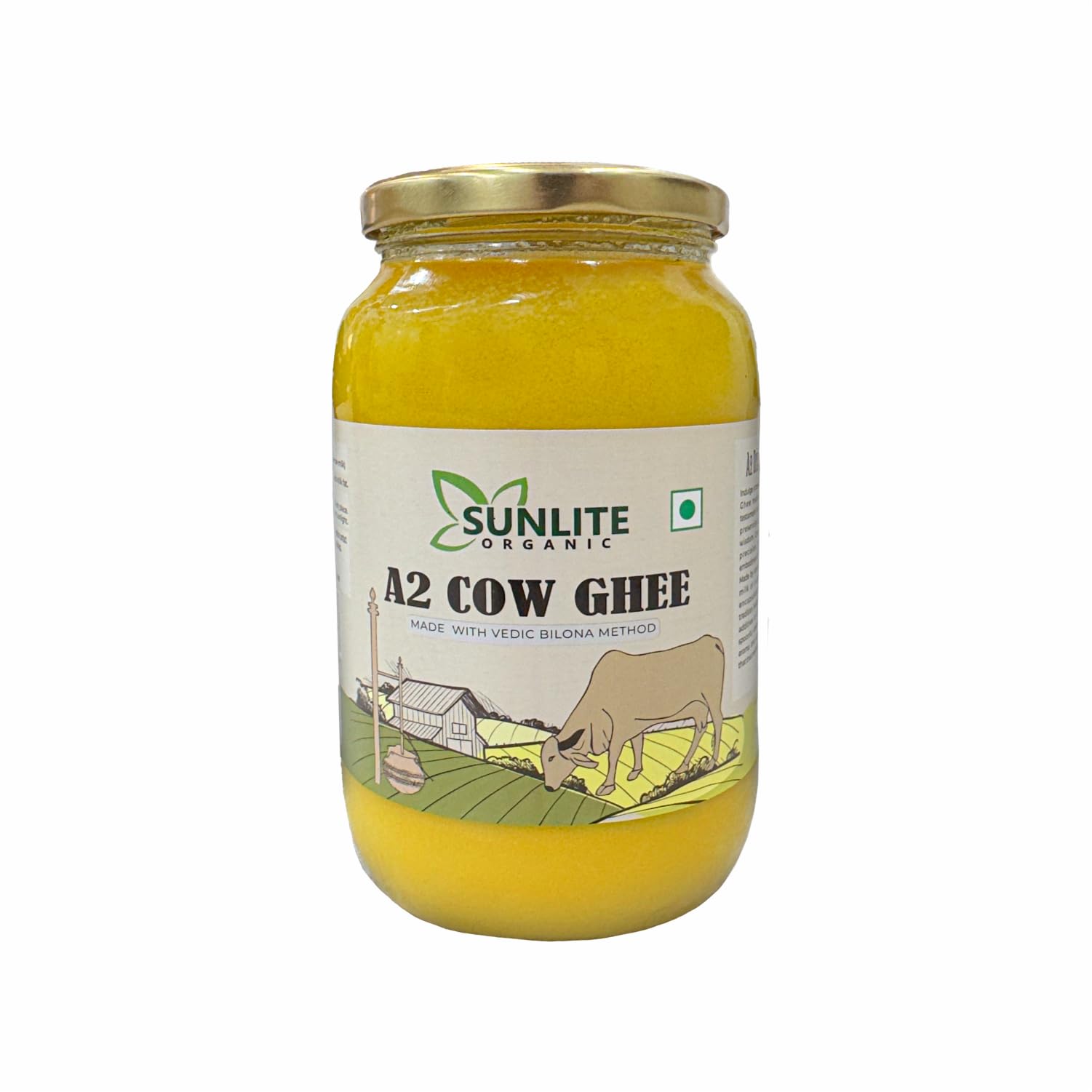Sunlite Organic Pure A2 Desi Cow Ghee 500ml I Cultured Desi Ghee I Traditional Vedic Bilona Two Way Churned I 100% Indian Origin A2 Cow Ghee Bilona Method, Pure Ghee, Natural & Healthy | Non-GMO I Lab Certified (B0D14WDSG8) Amazon Price History, Amazon Price Tracker