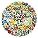 100 pezzi Classic Game Plants vs. Zombies adesivi per bottiglie d'acqua, laptop, chitarra, skateboard, computer, vinile, impermeabili, per ragazzi e adulti