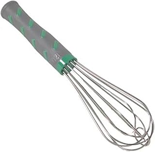 47090 Nylon Handle 10" French Whip, Gray