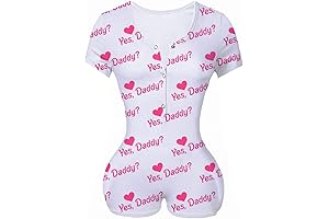 Women's Sexy Deep V Neck One Piece Bodysuit Print Bodycon Jumpsuit Rompers Pajama