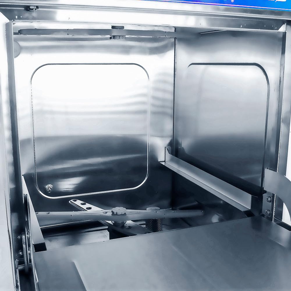 Cleiton® Lavavasos Industrial Hosteleria | 40x40 | 2 Programas de lavado | 2730W | Lavado en 2 minutos | 465x565x720 mm