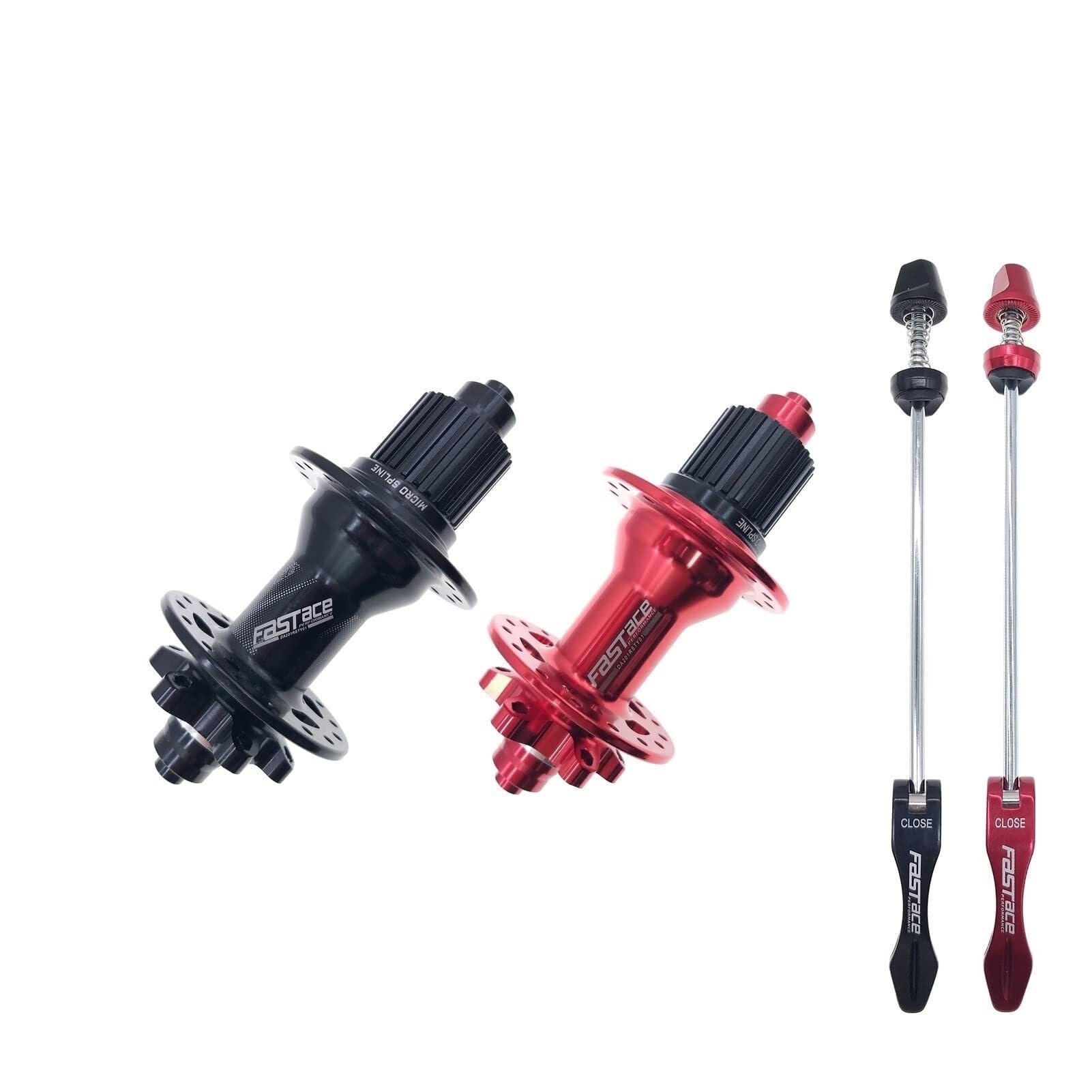 Cierres RáPidos para Bicicletas Brochetas de Cubo Rueda Bicicleta, Freno Tarjeta Disco, rodamiento montaña MTB, bujes Traseros, 32 Agujeros, 32h