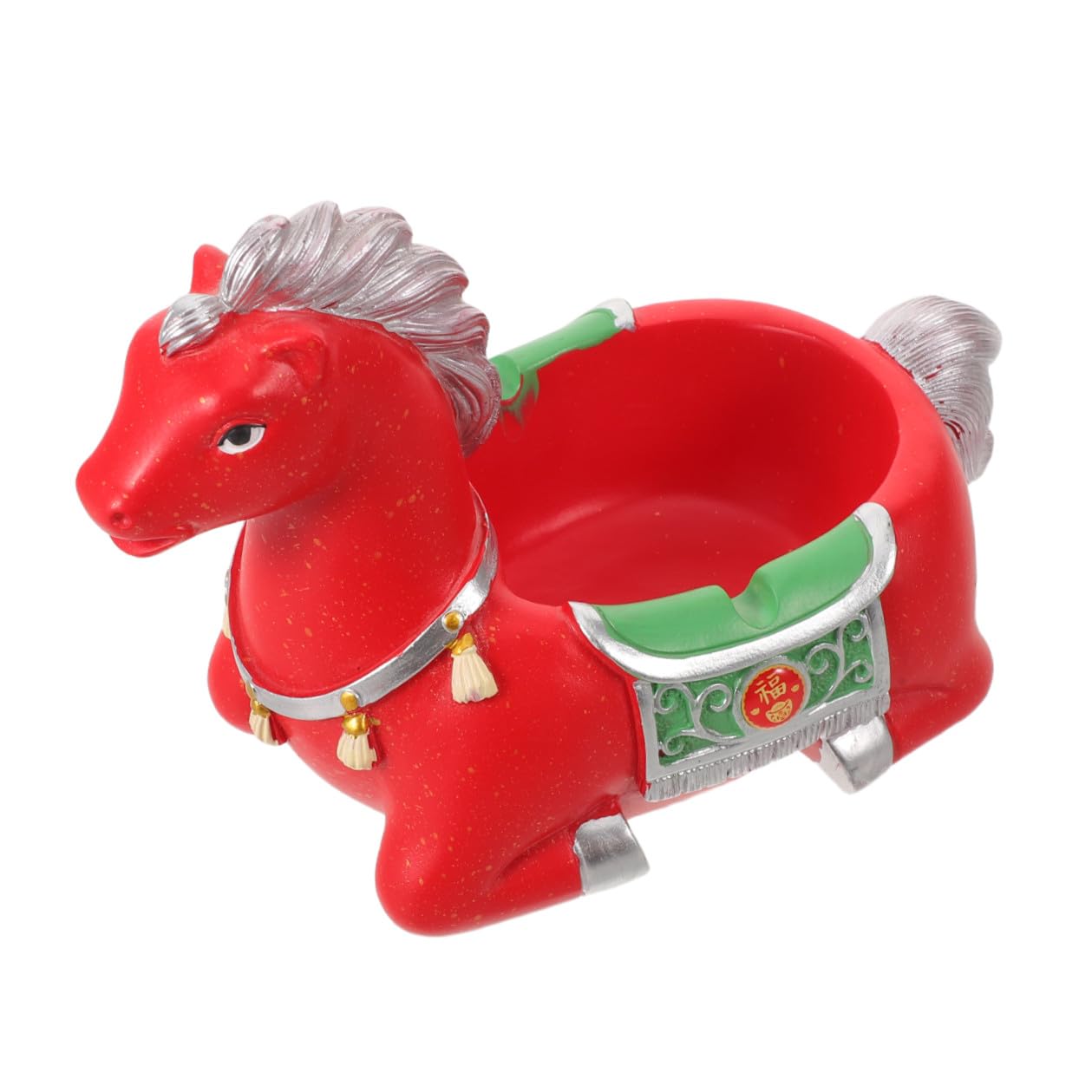 Cendrier céramique pour fumeurs TOYANDONA rétro intérieur extérieur balcon motif cheval