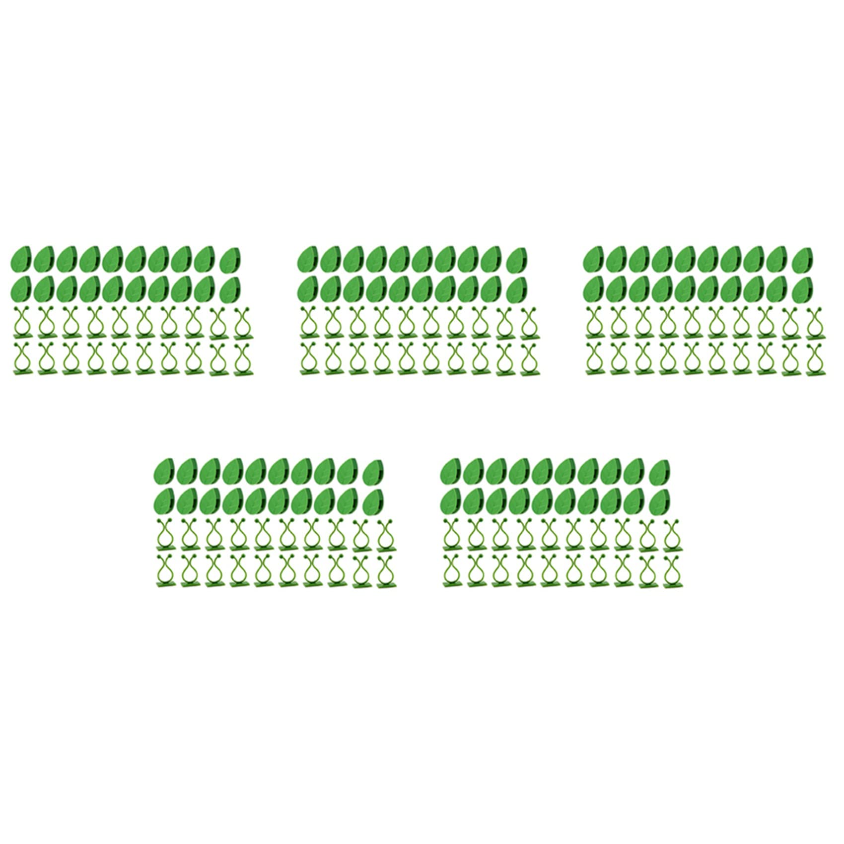 Jnchdghwa Green 400Pcs Plant Climbing Wall Fixture Clips Plant Fixer Vines Garden Leaf Plant Wall Clips Vines Holder For Wall