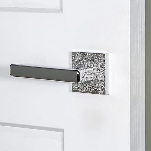 Miniatura 10 de Viaggio Quadrato - Roseta de lino con palanca Lusso en gris titanio, para zurdos