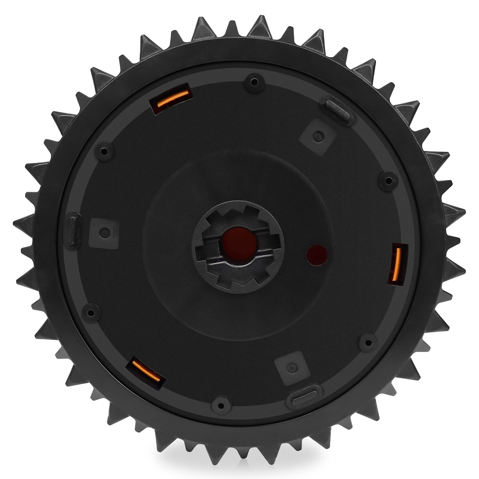 Dijia 2x Roues Lestées Tout-Terrain pour Robots Tondeuses Worx Landroid, avec Pointes en Acier, compatibles avec WR141E / WR142E / WR143E / WR165E / WR167E
