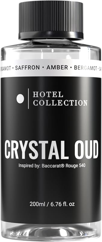 Hotel Collection Crystal Oud Óleo de fragrância para difusores de ambiente, 200 mL