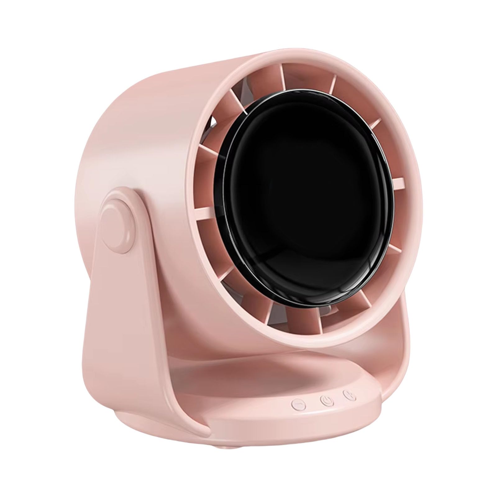 Buxuaaaa Quiet Powerful Fan Digital Display Fan 4000mAh Battery Texture Suitable for Bedroom and School Use Quiet Operations