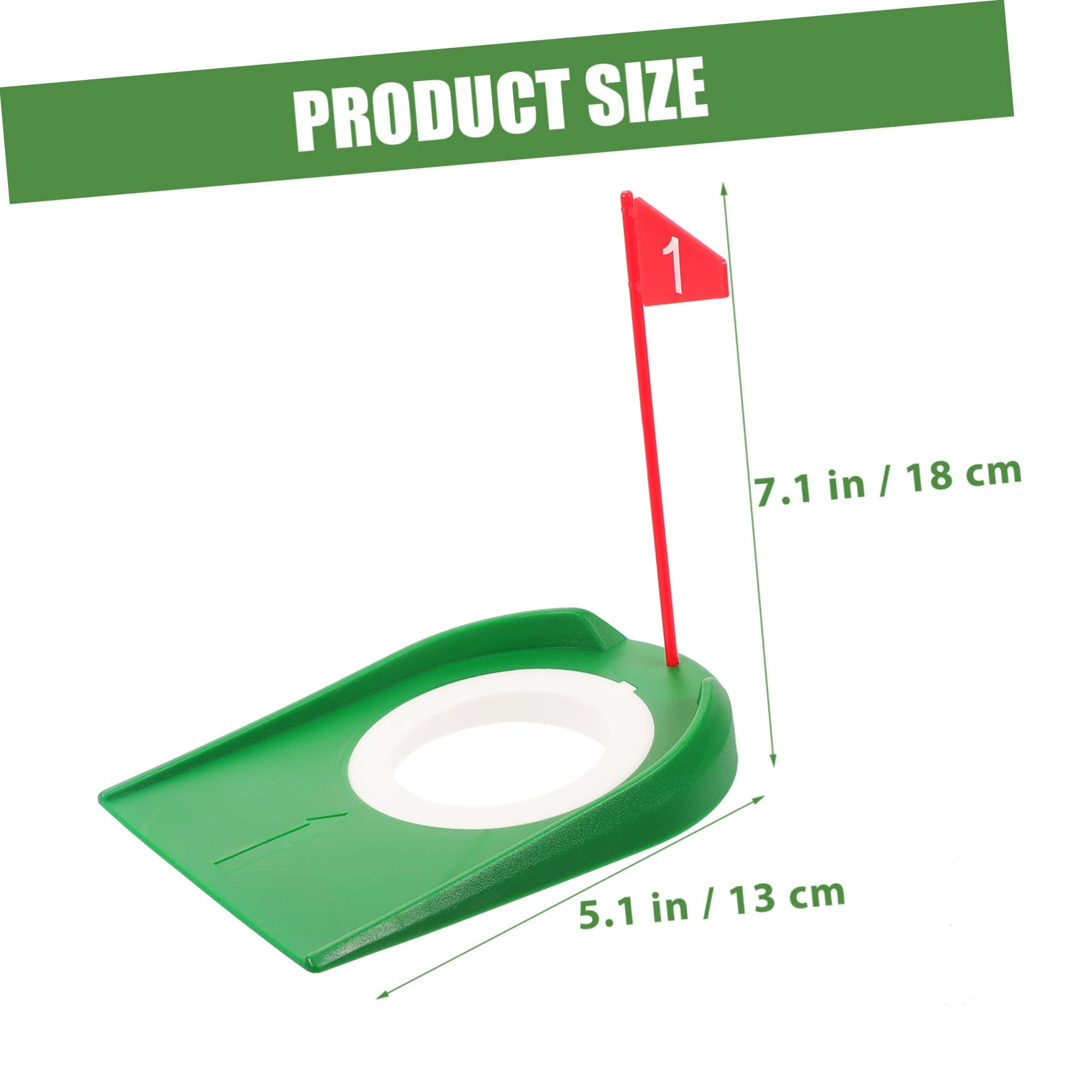 Happyyami 3pcs Golf Putter Cup Set Practice Putting Cup Portable Compact Golf Training Aid Golf Hole Cup Cover for Indoor/Outdoor Use