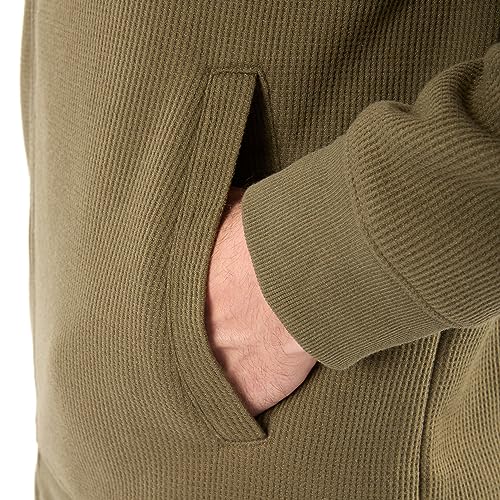 Image of Smith's Workwear Mens Big Men's Sherpa-bonded Thermal Knit Hooded Jacket