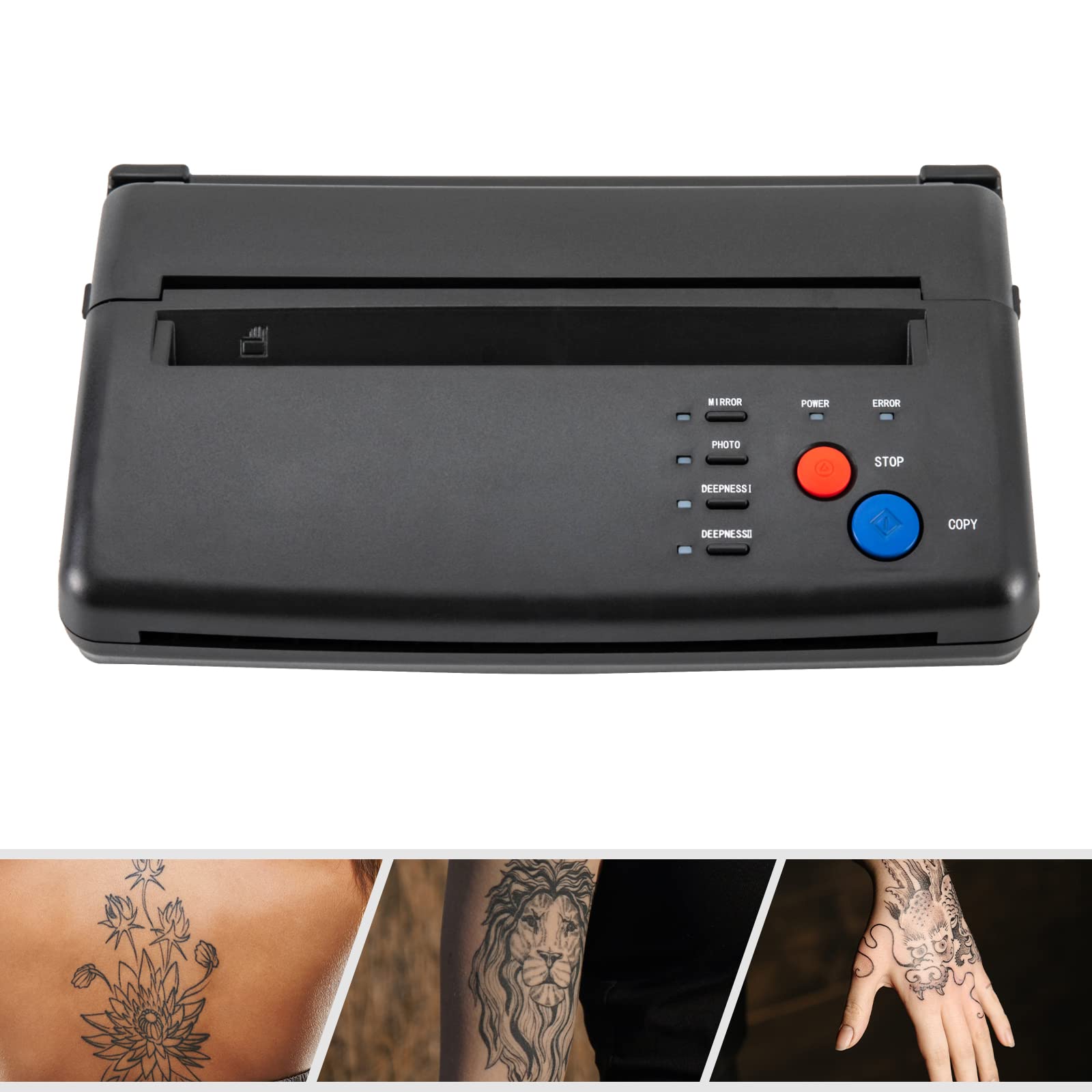 Thermal Copier Tattoo Stencil Transfer Copier Printer Permanent Tattoos for Temporary and Permanent Tattoos Black Update Version