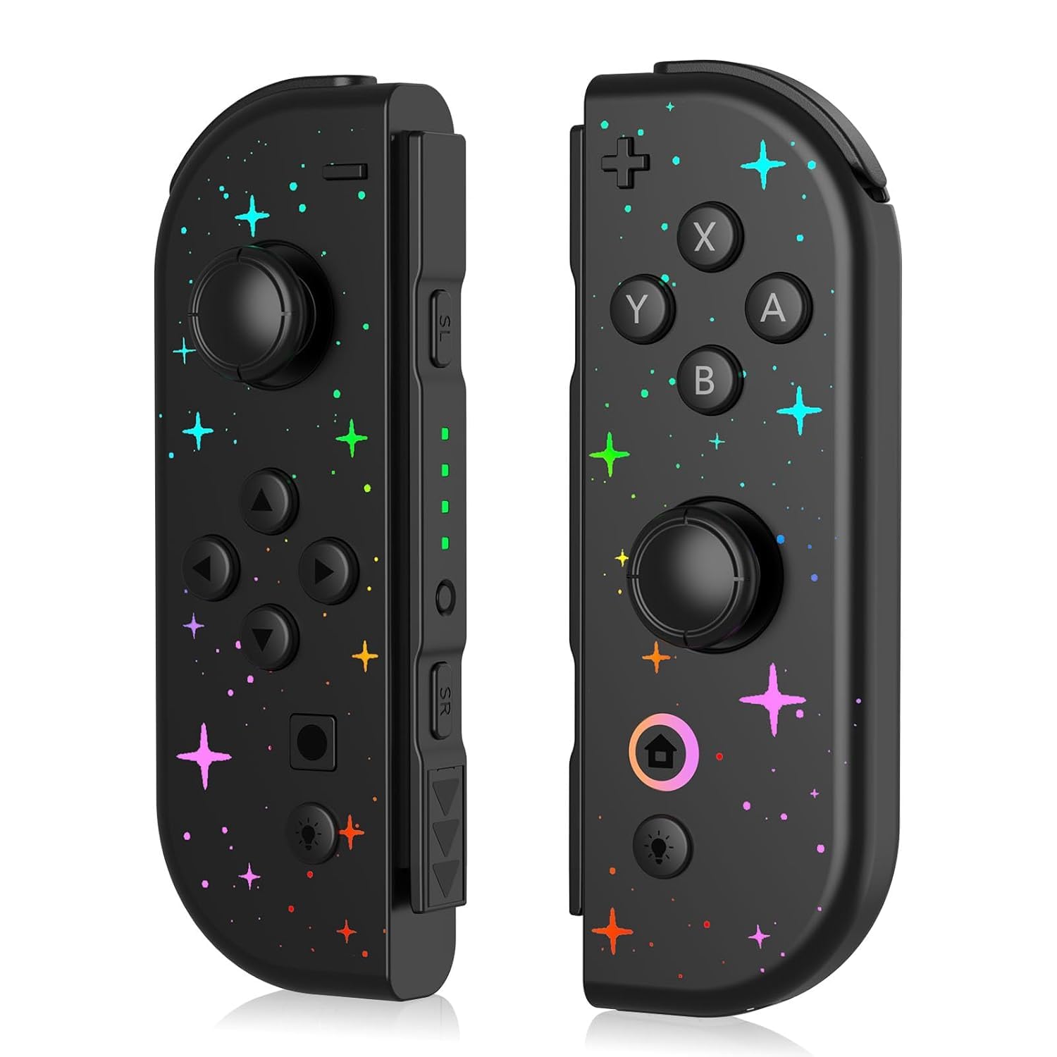 Fliresy Replacement for Switch Controller, Switch Wireless Controllers Compatible with Switch/Lite/OLED, Support Dual Vibration/6-Axis Gyro/Motion Control/Screenshot/Wake-up-Starry