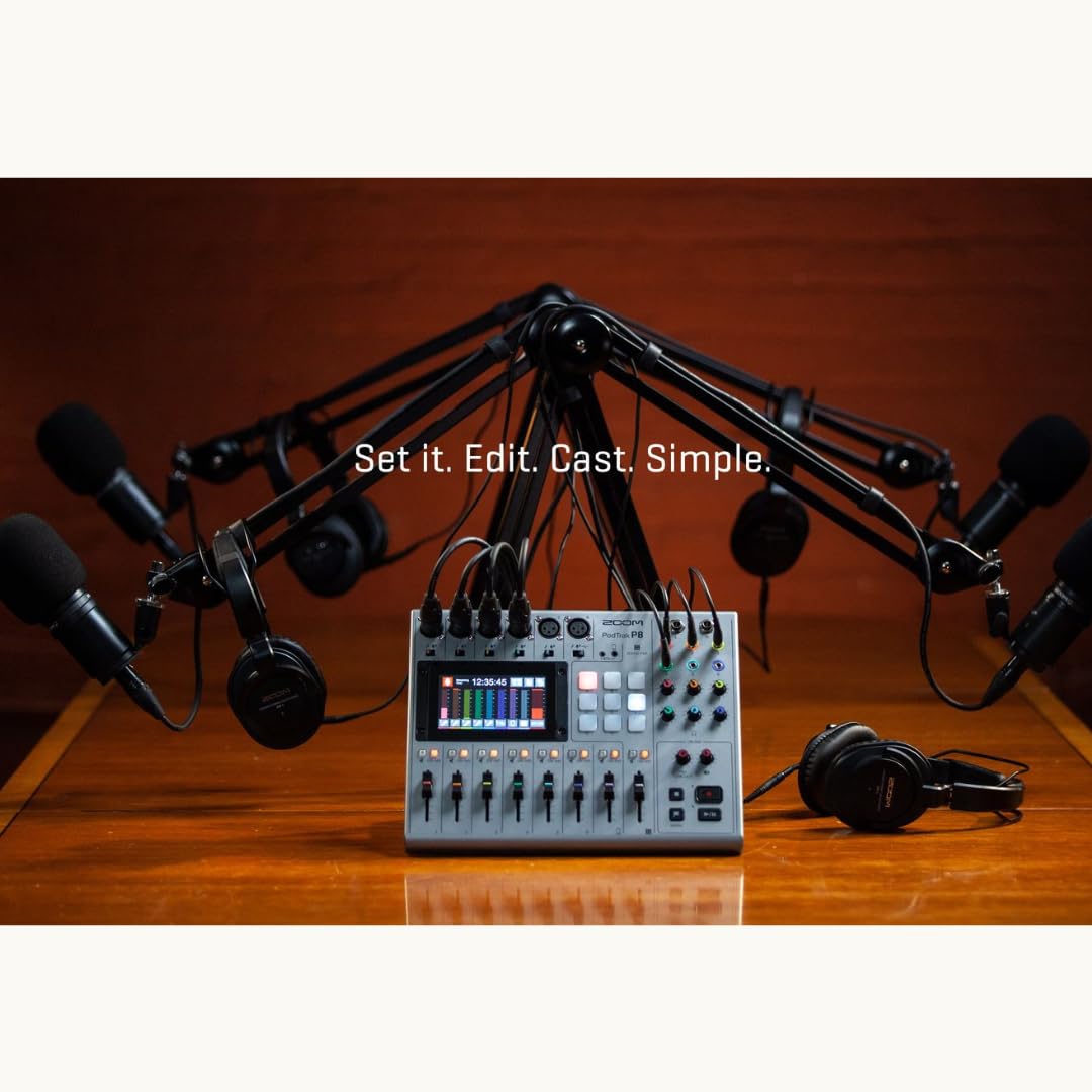 ZOOM P8 6XLR マルチトラックレコーダー