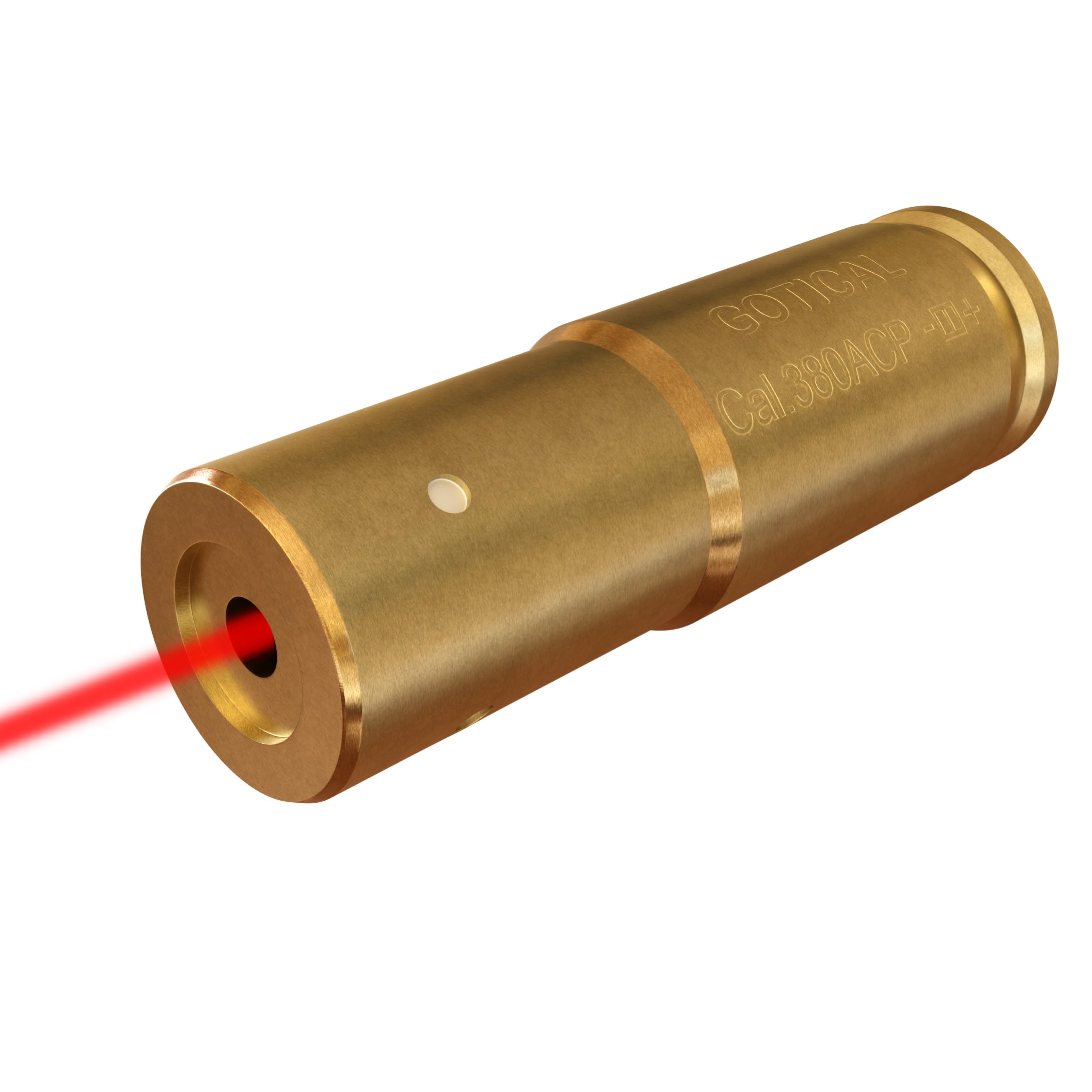 GOTICAL 380 Bore Sight, Red Dot Laser Cartridge Gun Sighter