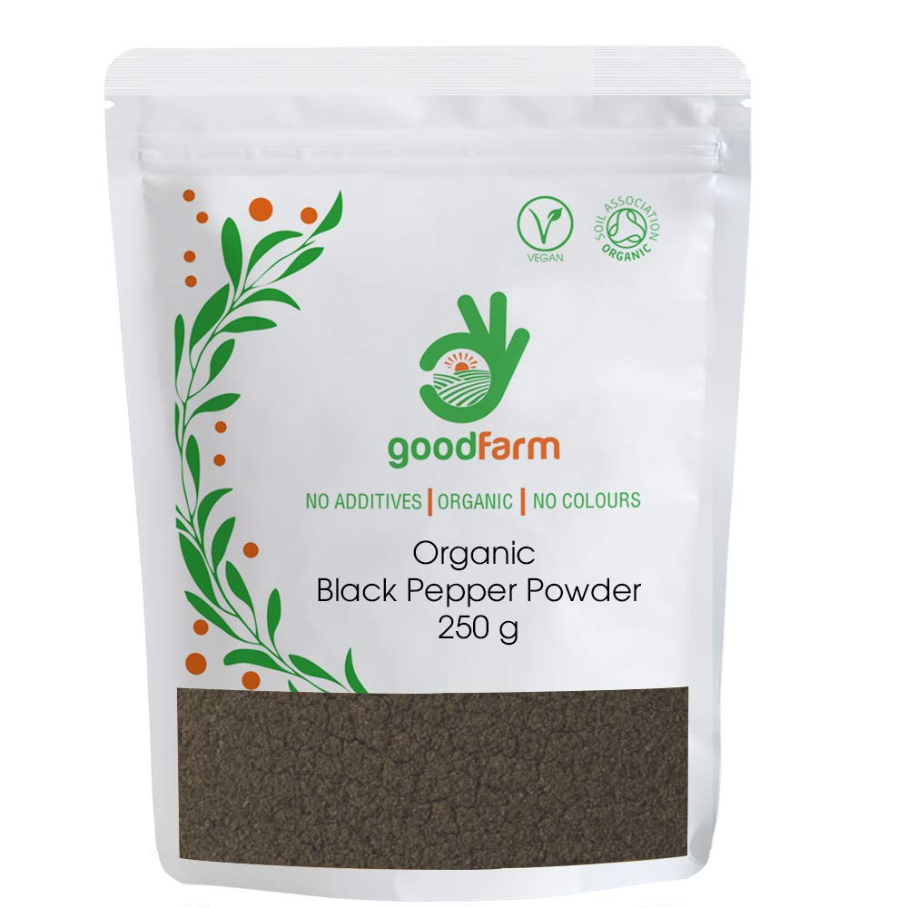 Buy GoodFarm Black Pepper Powder 250g Premium Quality, Certified