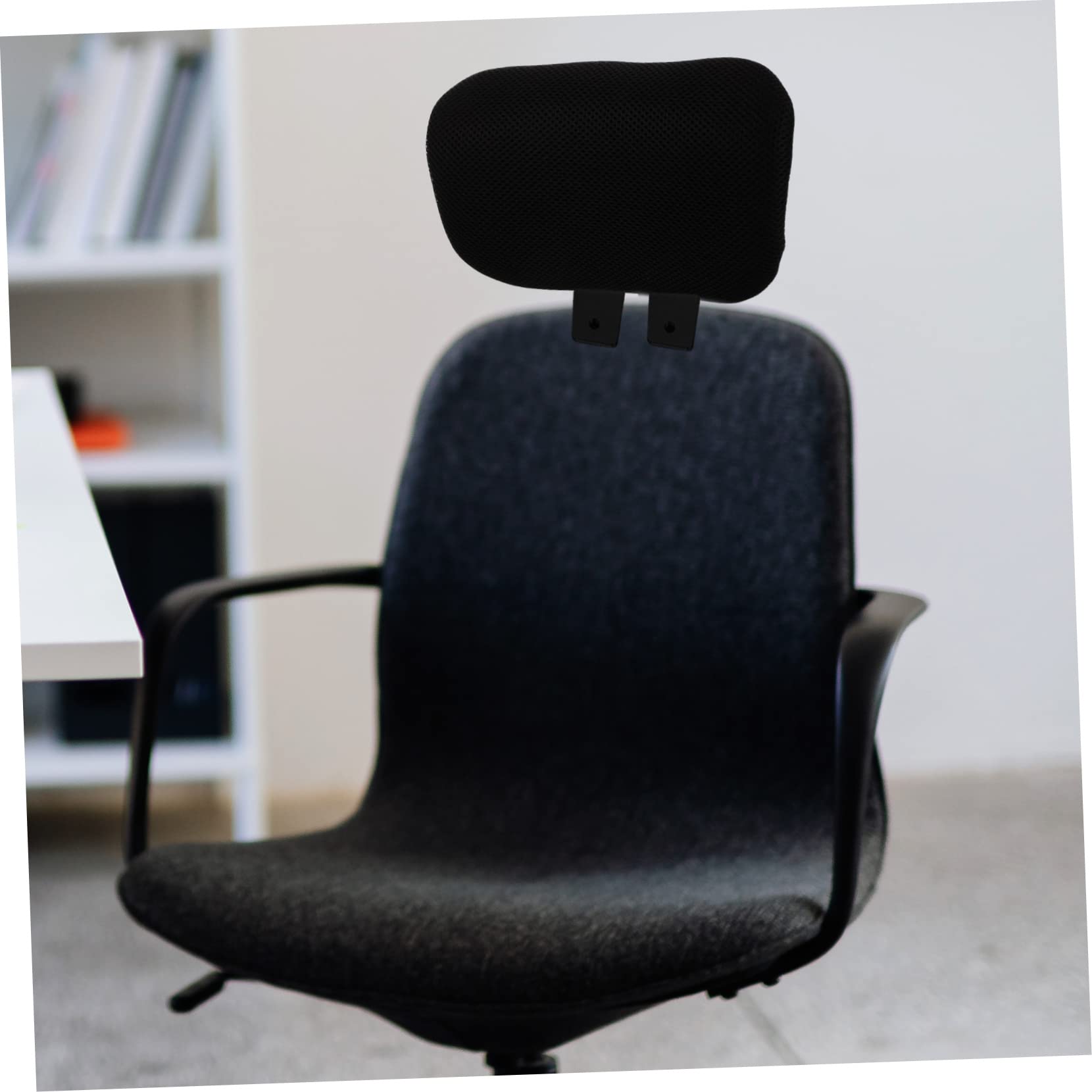 MAGICLULU Reposacabezas de Silla Elevable y Ajustable Negro para Oficina