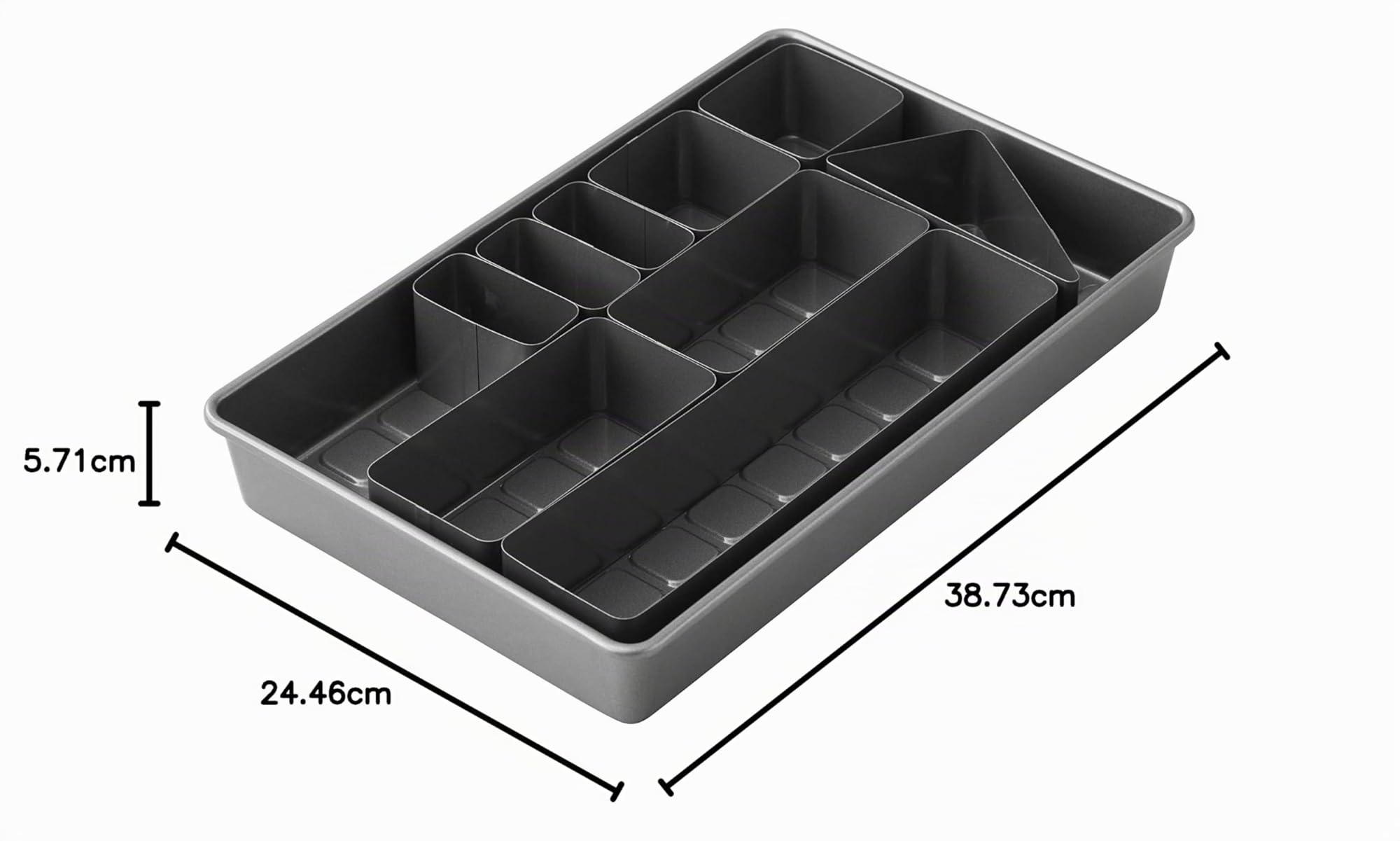 Wilton Buchstaben und Zahlen Verstellbare Antihaft-Kuchenform, 10-teiliges Set