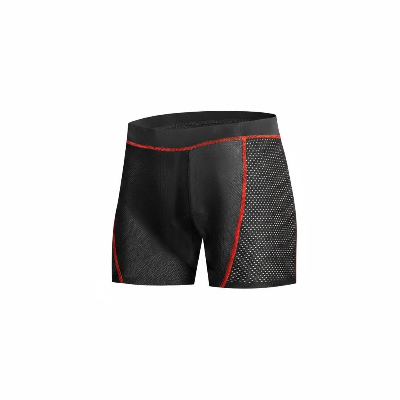 Biking Compression Compression Shorts 3D Contoured Padded Biking Shorts Multi-Layer Padding Sportswear Red Line M-image-31