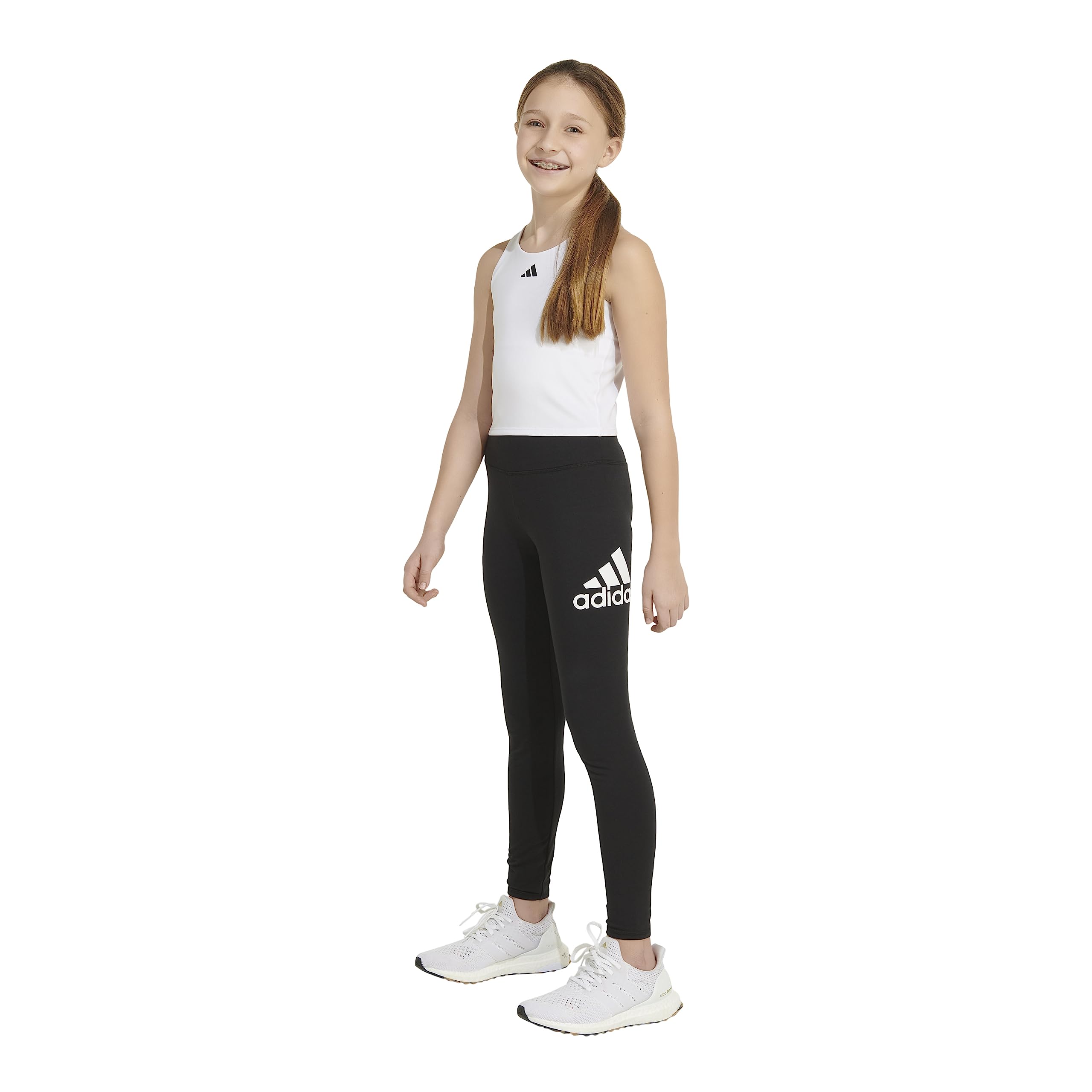 adidas Essential Sportswear Logo Fitted Legging Leggings para Niñas