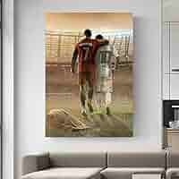 リオネル・メッシ & クリスティアーノ・ロナウド アートパネル(50*70cm） Amazon.co.jp: CR7 クリスティアーノ・ロナウド Messi リオネル