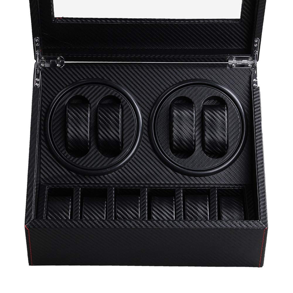 Caricatore per Orologi a 4 + 6 cifre in Fibra di Carbonio, Motore Rotante Silenzioso, contatore Rotante con Motore Importato, 30,7 * 23,5 * 18,2 cm,