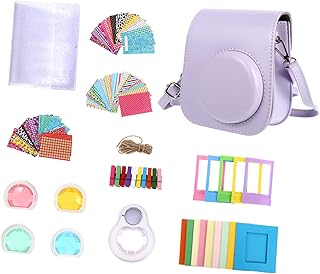 Obuyke 1 Conjunto De Acessórios Fotograficas Instantaneas Capas De Câmera Bolsa De Câmera De Filme Mini 9 Capa De Acessórios Capa Para Instant Mini 11 Pu Capa Para Câmera Instantânea Pu