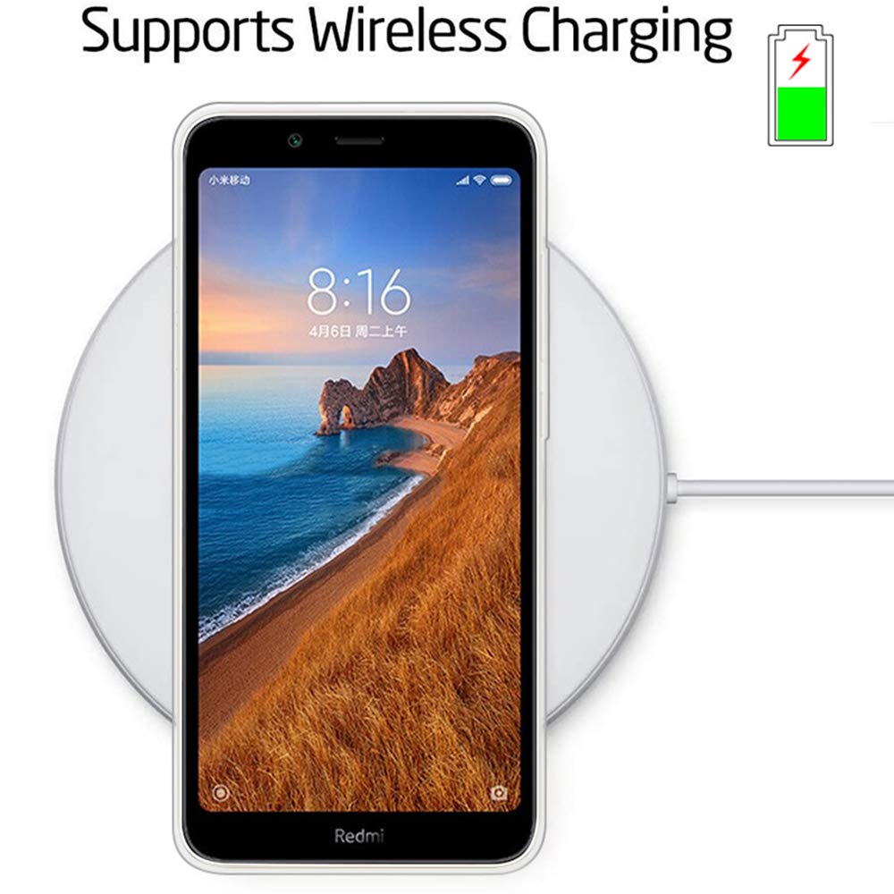 Sunrive Cover compatibile con Xiaomi Redmi 9C, Custodia Case in molle Trasparente silicone Morbida Flessibile Antigraffio protettiva back custodie (X Lupo 1