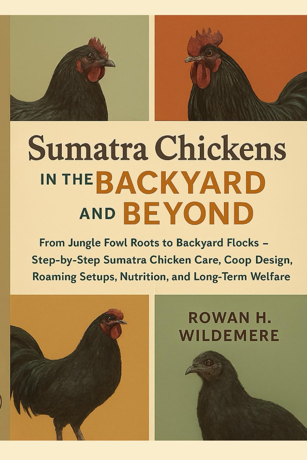 Sumatra Chickens in the Backyard and Beyond: From Jungle Fowl Roots to Backyard Flocks – Step-by-Step Sumatra Chicken Care, Coop Design, Roaming Setups, Nutrition, Breeding and Long-Term Welfare