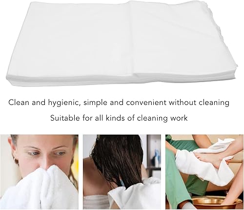 Miniatura 3 de Toallas de baño desechables, 100 unidades, fibra superfina suave, absorción de agua, secado de pelo, toallas de baño para el hogar