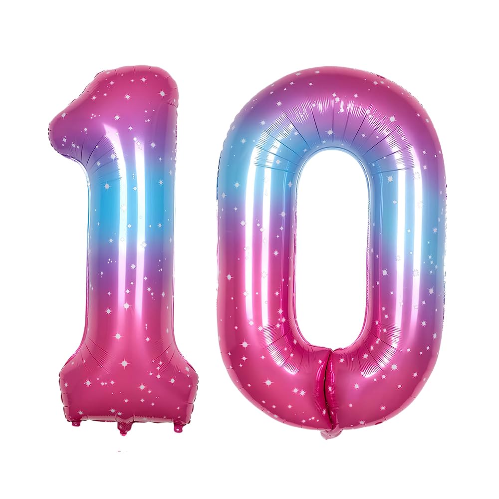 Foil Globo Número 5 Azul 40" (101cm), Inflable Helio o aire, Gigante Numeros 0-9, 10-19, 20-29, 30-100, Grande Globos Decoración para La Boda Aniversario y Cumpleaños Fiestas — view 150