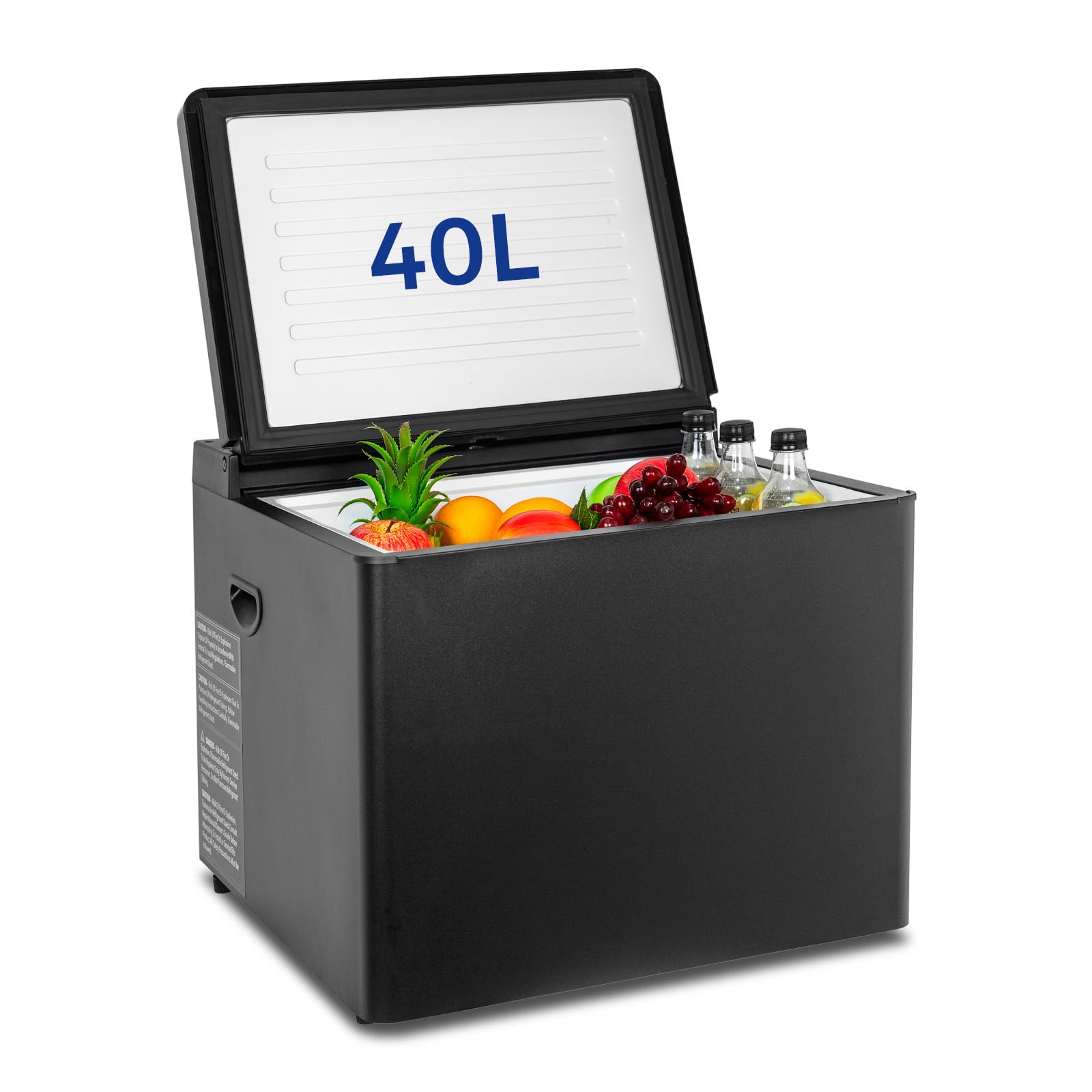 Smad Gas Kühlschrank 40L, Kühlschrank Gas 12V 230V, camping kühlbox, Nach Oben Öffnende Tür, Automatisches Abtauen, für Camping, Zuhause, Wohnwagen, Garage, Gite, Wohnmobil