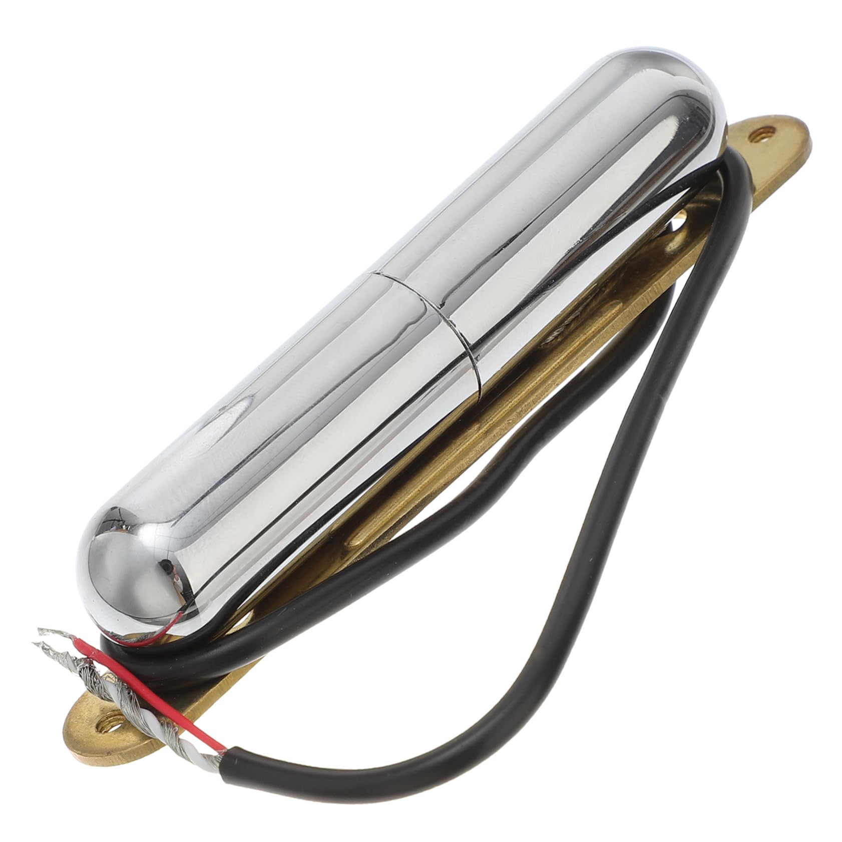 ERINGOGO Chrome Lipstick Tube Pickup Vintage Single Coil Guitar Pickup for Electric and Bass Guitars Retro Style with Mounting Hardware for Diy Projects