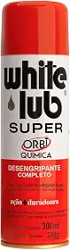 Orbi Química Lubrificante e Desengripante White Super - Sintético, 209g, 300ml, 3un, Automotivo, Indústria, Casa, Esporte e Lazer