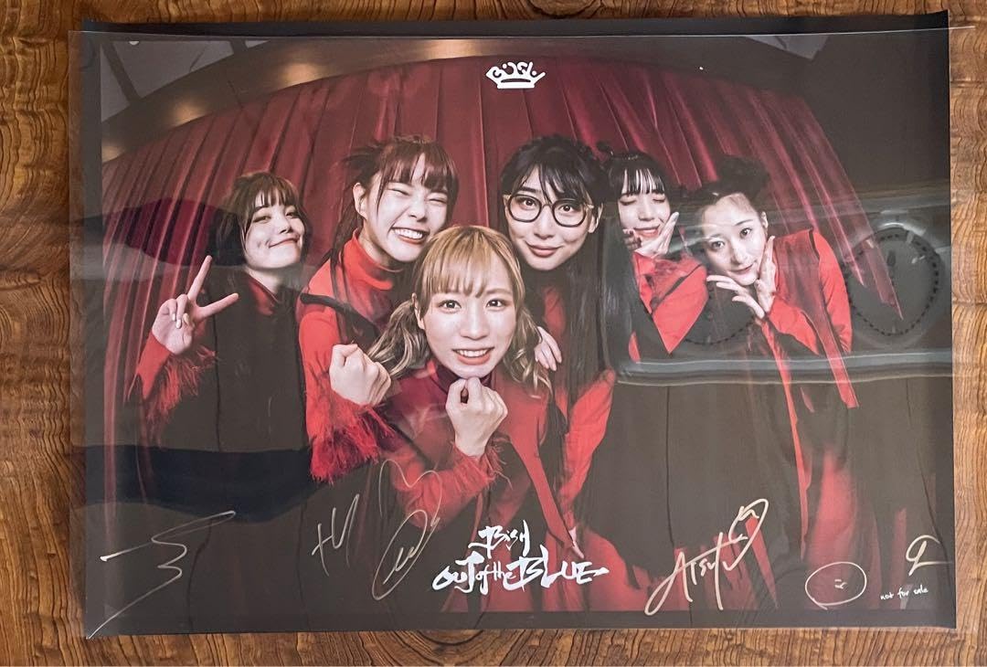 BiSH OUT OF THE BLUE サイン入りポスター