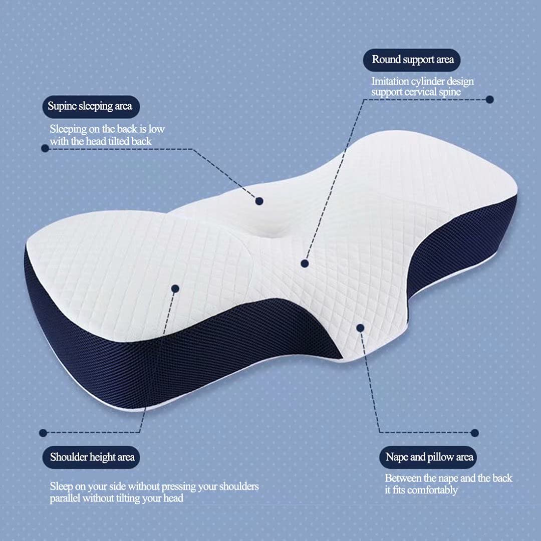 Federa Per Cuscino Cervicale SOLUSTRE In Fibra, Ultra Morbida, Ergonomica, Traspirante, Per Memory Foam - 4