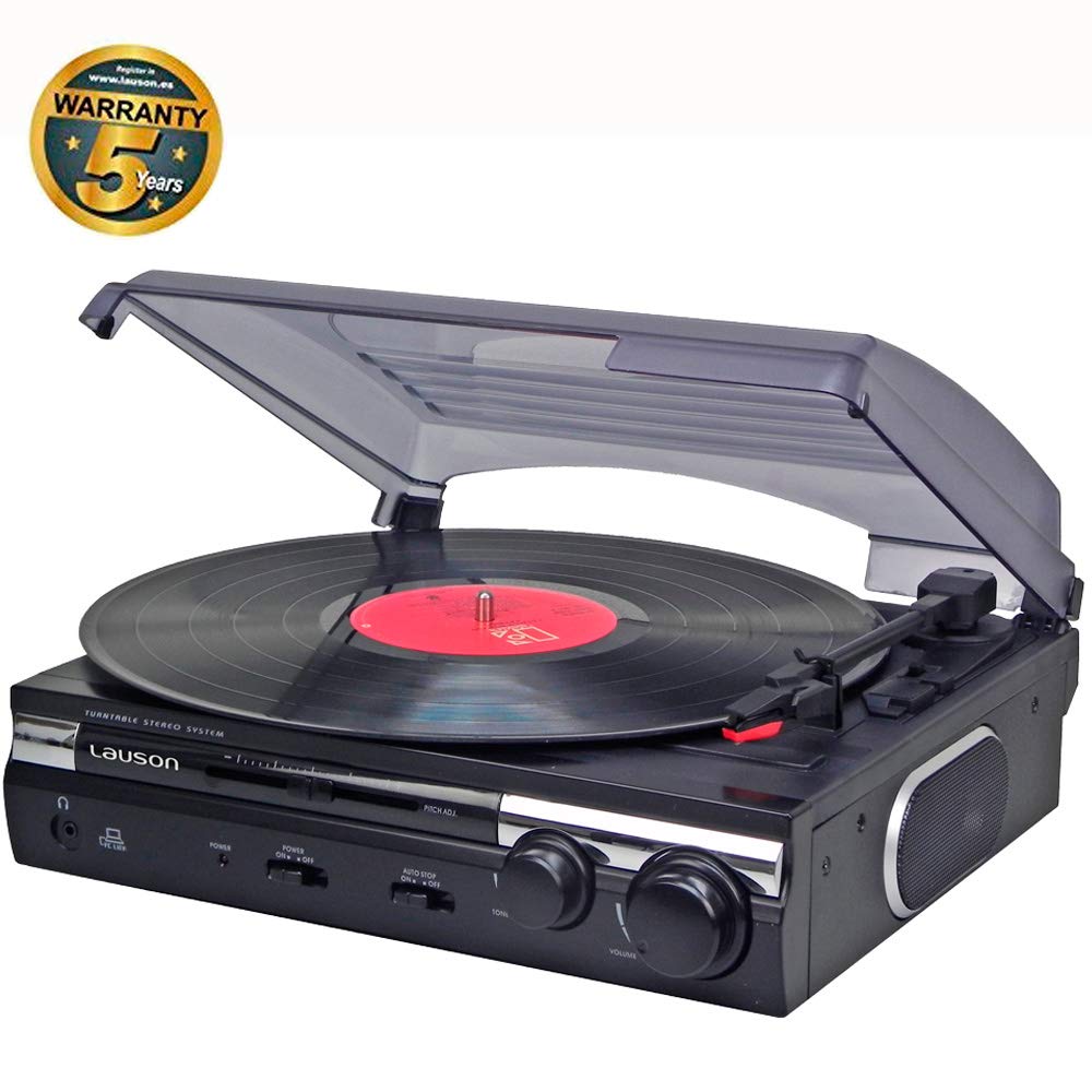 LAUSON CL145 Belt Drive Turntable with Built-In Speaker
