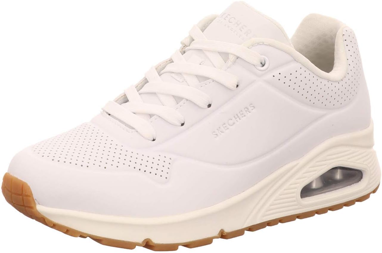 SKECHERS Womens Uno - Stand on Air White 8.5 B - Medium