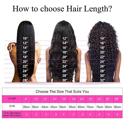 Farui capelli 10,2 x 10,2 cm grade 7 a Virgin Remy...