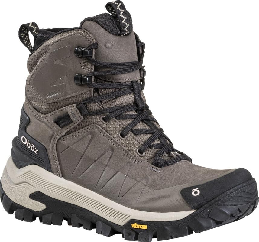 Oboz Women's Bangtail Mid Insulated B-DRY Waterproof, Peregrine, 10 | Image 1