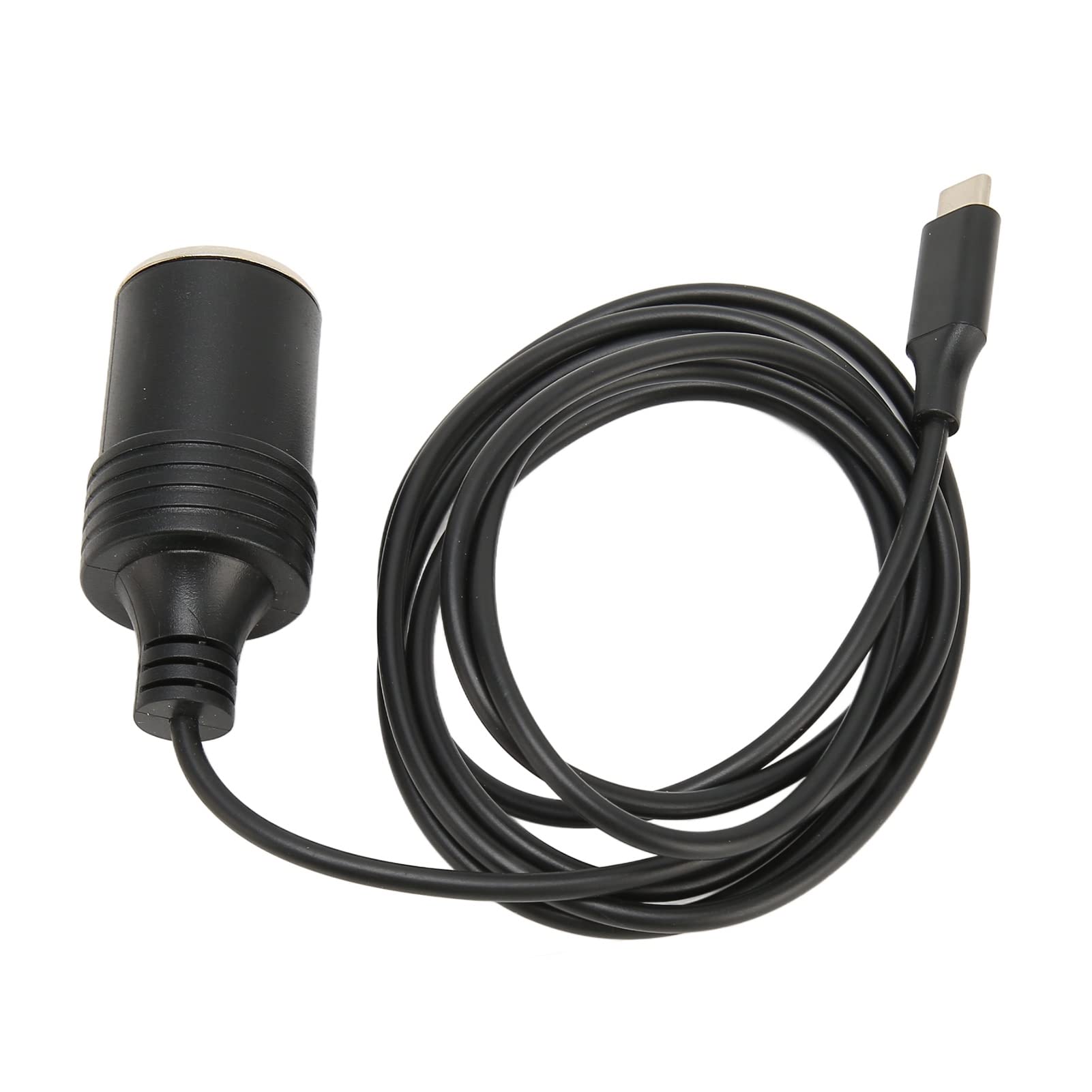 Konwerter Kabla USB C na zapalniczkę samochodową, Wyjście 15 V 3A 45 W, 1,5 M 12 V USB PD na Adapter do Cygar Samochodowych Gniazdo żeńskie Kabel Zasilający
