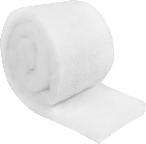 POPETPOP Filtro de hilo dental para acuario, filtro de estanque de peces, almohadilla de medios de filtro de tanque de agua, esponja de filtro de