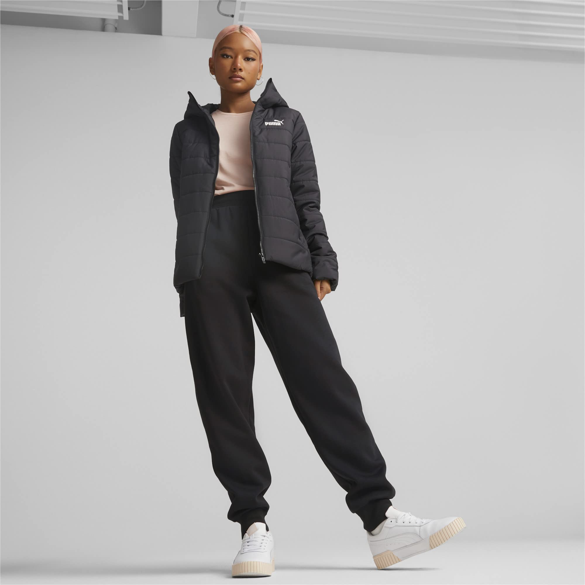 PUMA Ess Chaqueta Acolchada Con Capucha Chaqueta acolchada Mujer (Pack de 1)